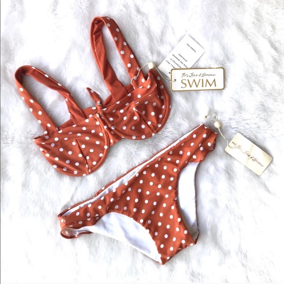 For Love And Lemons Swim For Love And Lemons Swim Polka Dot Bikini